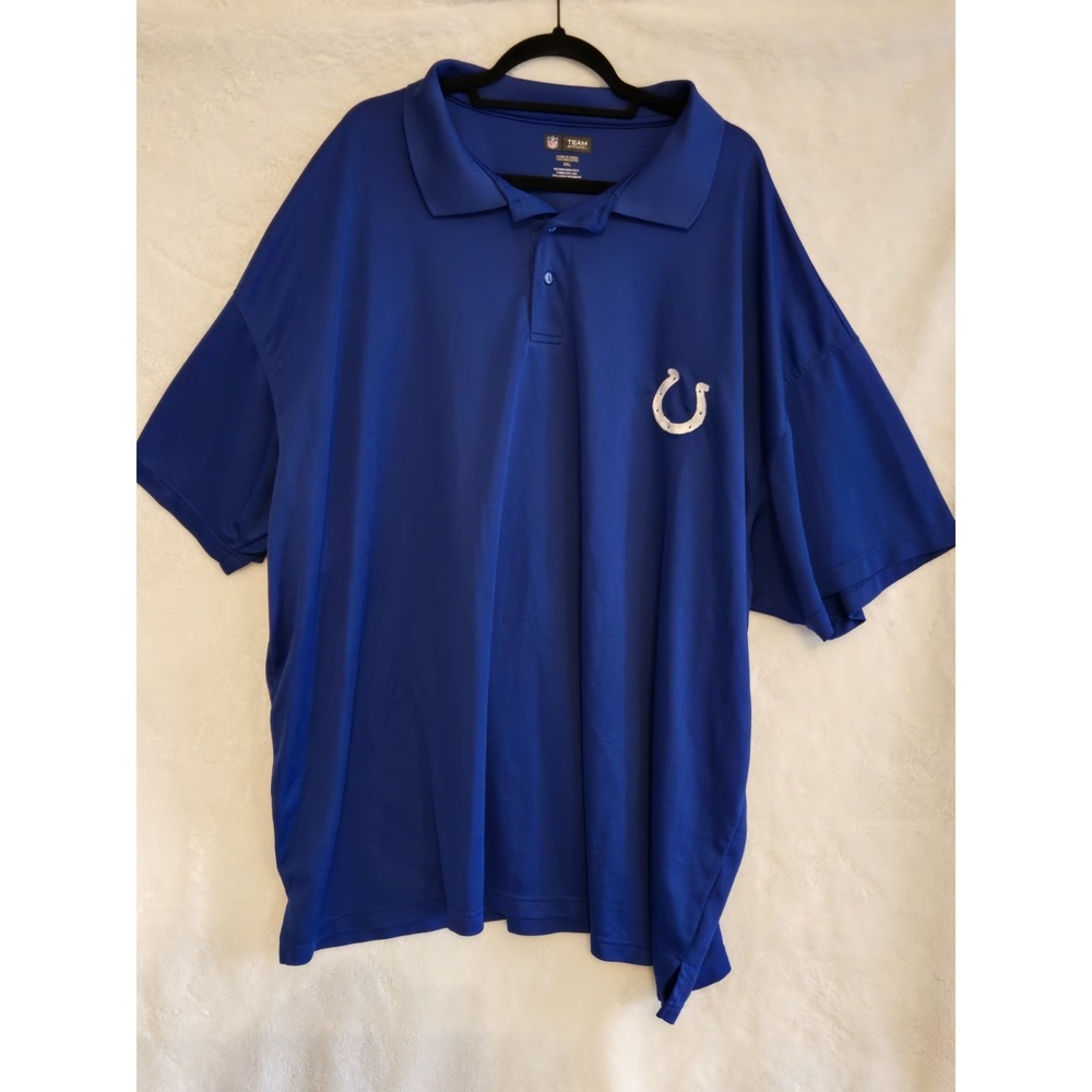 Nike NFL Indianapolis Colts‎ Golf Polo Mens 5XL Blue Team Apparel